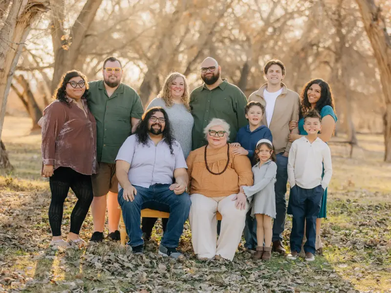 Extended family session at Kirkland Fields in St. George, Utah